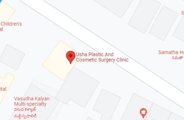 usha hospital map